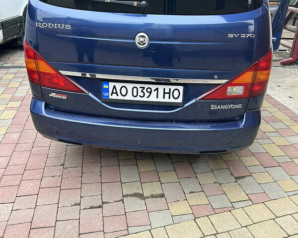 Синій Cанг Йонг Rodius, об'ємом двигуна 2.7 л та пробігом 230 тис. км за 6900 $, фото 8 на Automoto.ua