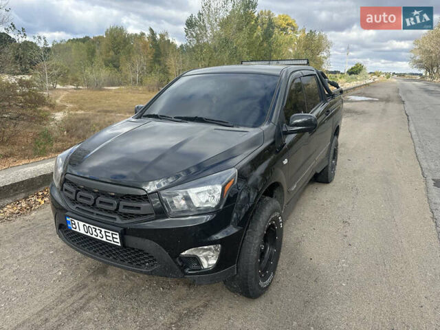 Черный Cанг Йонг Korando Sports, объемом двигателя 2 л и пробегом 265 тыс. км за 15500 $, фото 6 на Automoto.ua
