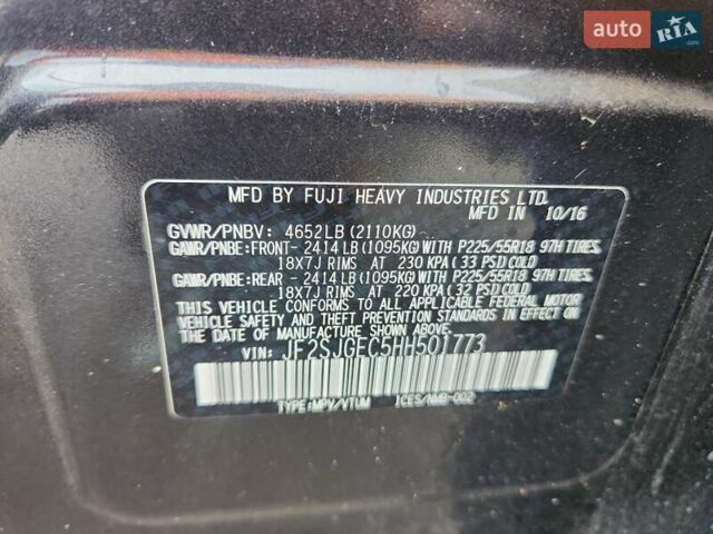 Черный Субару Форестер, объемом двигателя 2.46 л и пробегом 135 тыс. км за 2400 $, фото 12 на Automoto.ua