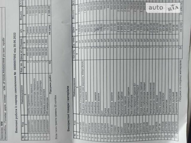 Субару Forester, об'ємом двигуна 1.99 л та пробігом 307 тис. км за 6000 $, фото 15 на Automoto.ua