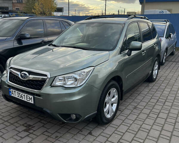 Субару Форестер 2014 в Ивано-Франковске на Automoto.ua Зеленый Субару Форестер, объемом двигателя 2.46 л и пробегом 114 тыс. км за 14500 $, фото 4 на Automoto.ua
