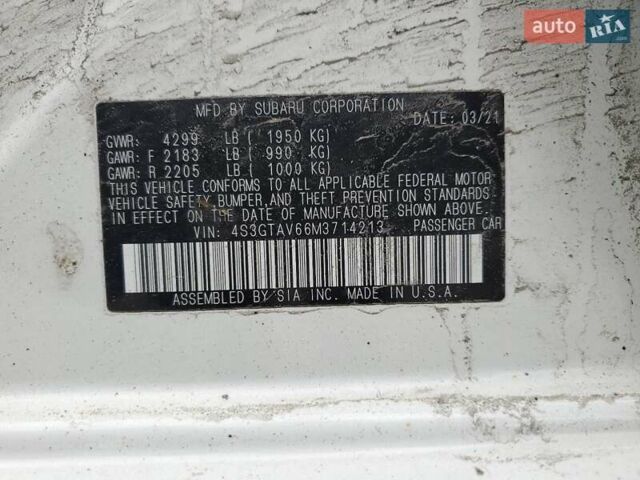 Білий Субару Імпреза, об'ємом двигуна 2 л та пробігом 51 тис. км за 2700 $, фото 12 на Automoto.ua