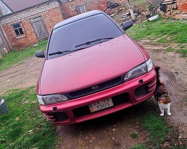 Красный Субару Импреза, объемом двигателя 1.6 л и пробегом 150 тыс. км за 2600 $, фото 5 на Automoto.ua