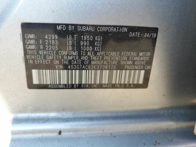 Серый Субару Импреза, объемом двигателя 2 л и пробегом 166 тыс. км за 6300 $, фото 15 на Automoto.ua