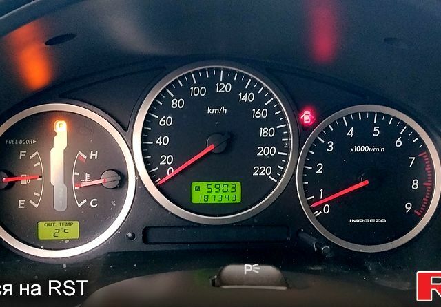 Серый Субару Импреза, объемом двигателя 2 л и пробегом 183 тыс. км за 8000 $, фото 8 на Automoto.ua