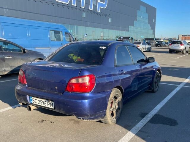 Синий Субару Импреза, объемом двигателя 1.6 л и пробегом 318 тыс. км за 3200 $, фото 2 на Automoto.ua