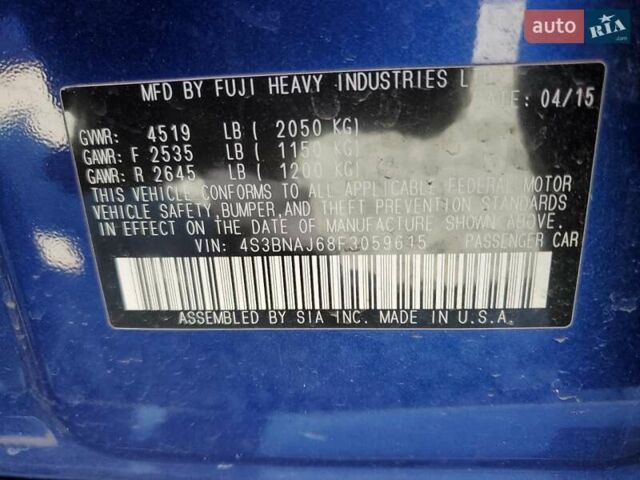 Субару Импреза 2015 в Первомайск на Automoto.ua Синий Субару Импреза, объемом двигателя 2.5 л и пробегом 79 тыс. км за 1300 $, фото 11 на Automoto.ua