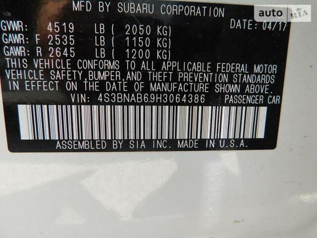 Білий Субару Легасі, об'ємом двигуна 2.5 л та пробігом 138 тис. км за 12250 $, фото 20 на Automoto.ua