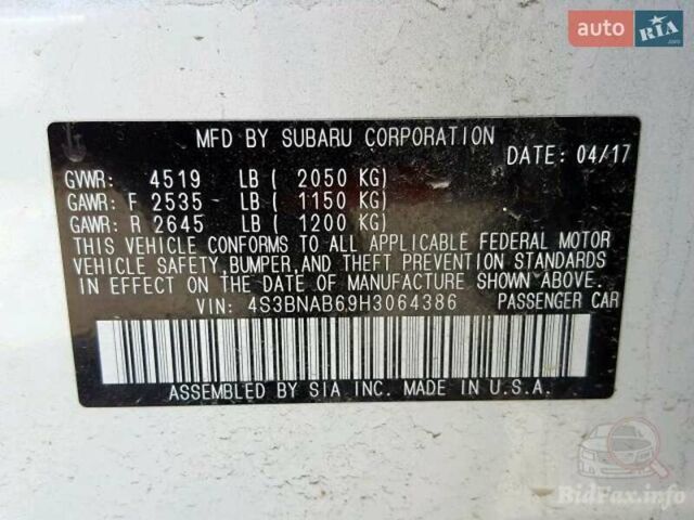 Білий Субару Легасі, об'ємом двигуна 2.5 л та пробігом 166 тис. км за 11900 $, фото 13 на Automoto.ua