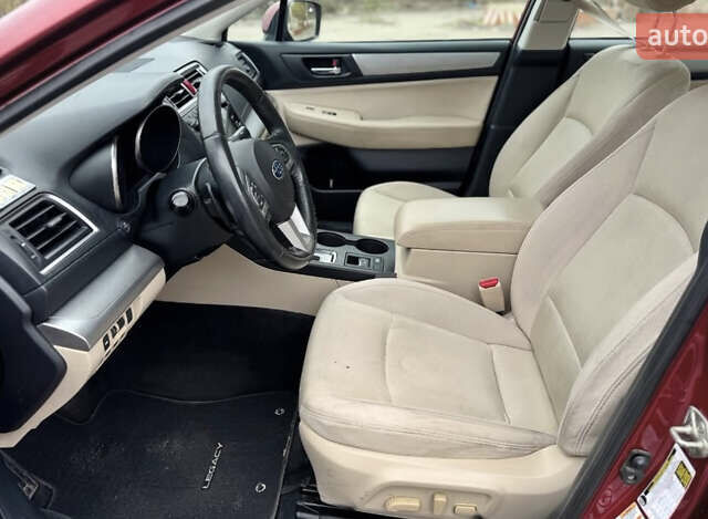 Красный Субару Легаси, объемом двигателя 2.46 л и пробегом 415 тыс. км за 8950 $, фото 8 на Automoto.ua