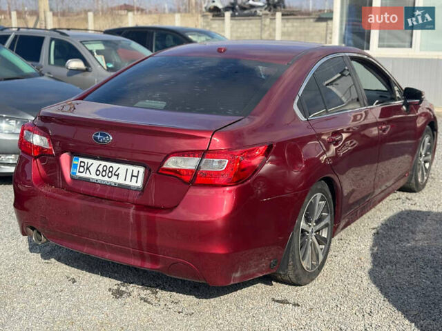 Красный Субару Легаси, объемом двигателя 2.46 л и пробегом 230 тыс. км за 9200 $, фото 4 на Automoto.ua