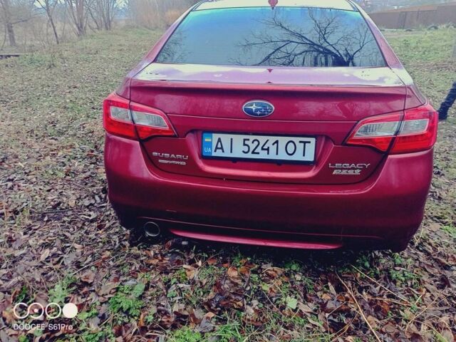 Красный Субару Легаси, объемом двигателя 2.5 л и пробегом 130 тыс. км за 12500 $, фото 4 на Automoto.ua