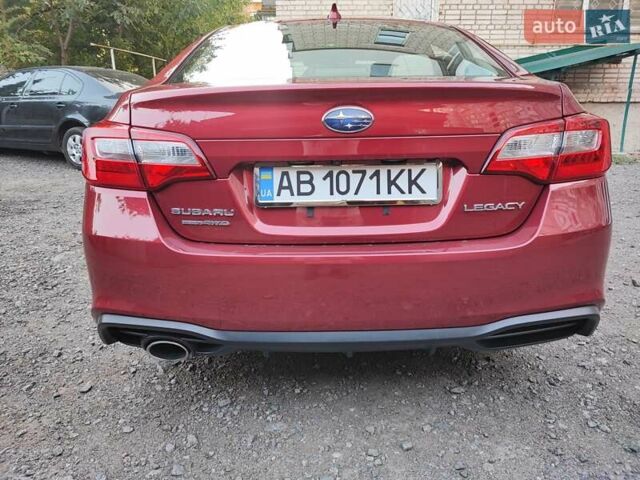 Красный Субару Легаси, объемом двигателя 2.5 л и пробегом 110 тыс. км за 13400 $, фото 42 на Automoto.ua