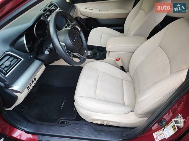 Красный Субару Легаси, объемом двигателя 2.5 л и пробегом 110 тыс. км за 13400 $, фото 10 на Automoto.ua