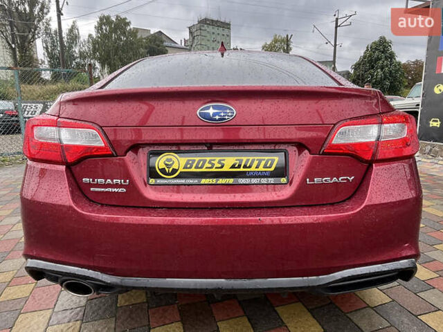 Красный Субару Легаси, объемом двигателя 2.5 л и пробегом 106 тыс. км за 15800 $, фото 5 на Automoto.ua