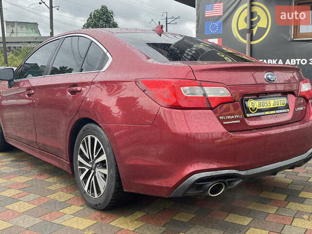 Красный Субару Легаси, объемом двигателя 2.5 л и пробегом 106 тыс. км за 15800 $, фото 4 на Automoto.ua