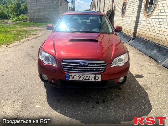 Красный Субару Легаси, объемом двигателя 2 л и пробегом 188 тыс. км за 5500 $, фото 4 на Automoto.ua