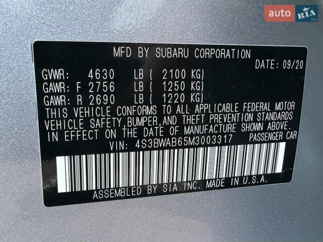 Сірий Субару Легасі, об'ємом двигуна 2.5 л та пробігом 90 тис. км за 15800 $, фото 38 на Automoto.ua