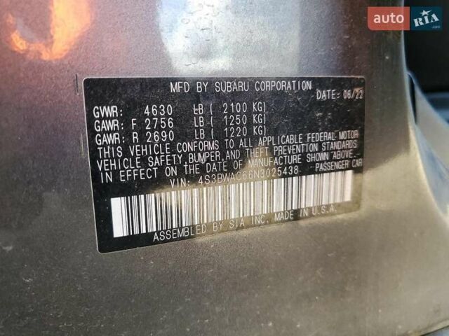 Сірий Субару Легасі, об'ємом двигуна 2.5 л та пробігом 67 тис. км за 3600 $, фото 11 на Automoto.ua