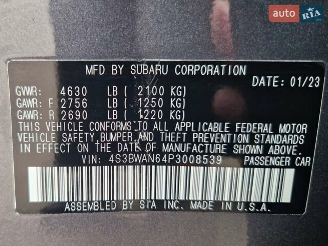 Сірий Субару Легасі, об'ємом двигуна 2.5 л та пробігом 47 тис. км за 23999 $, фото 40 на Automoto.ua