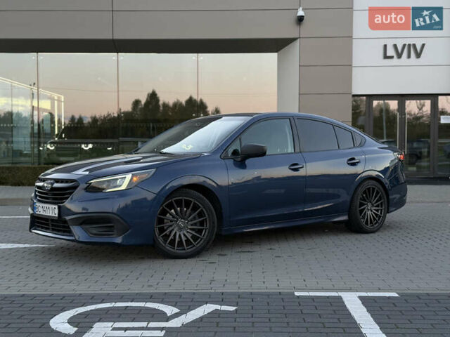 Синий Субару Легаси, объемом двигателя 2.5 л и пробегом 154 тыс. км за 17000 $, фото 2 на Automoto.ua