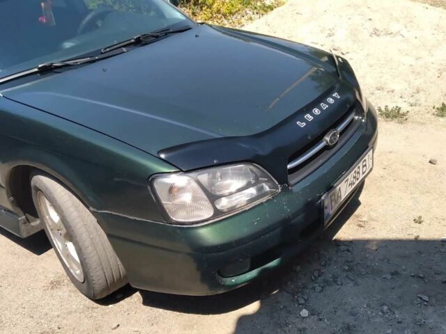 Зеленый Субару Легаси, объемом двигателя 2.5 л и пробегом 245 тыс. км за 3000 $, фото 1 на Automoto.ua