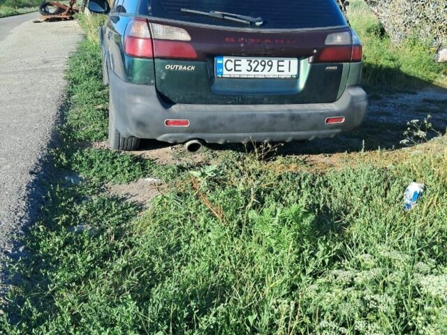 Зеленый Субару Легаси, объемом двигателя 2.5 л и пробегом 250 тыс. км за 2900 $, фото 3 на Automoto.ua