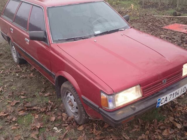 Красный Субару Леон, объемом двигателя 1.8 л и пробегом 333 тыс. км за 2400 $, фото 7 на Automoto.ua