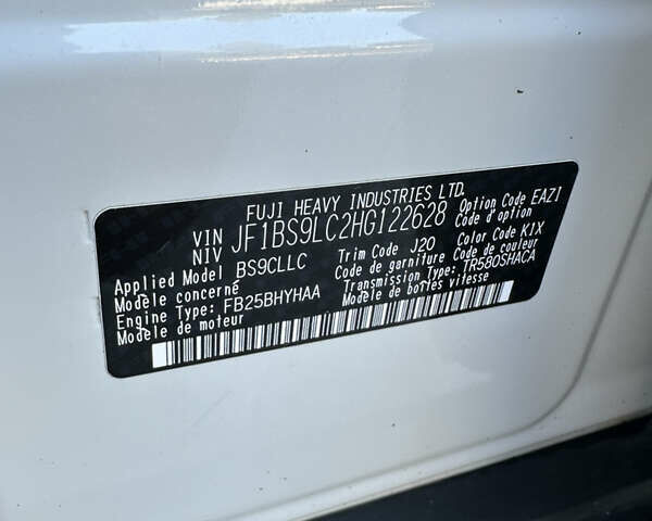 Білий Субару Аутбек, об'ємом двигуна 2.5 л та пробігом 105 тис. км за 20900 $, фото 32 на Automoto.ua