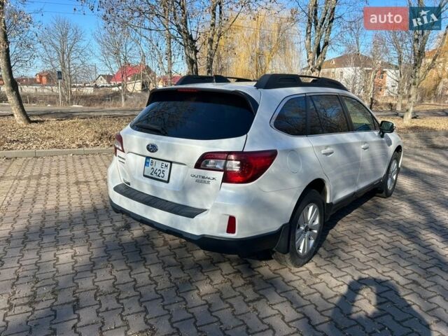 Белый Субару Аутбек, объемом двигателя 2.5 л и пробегом 119 тыс. км за 15300 $, фото 3 на Automoto.ua
