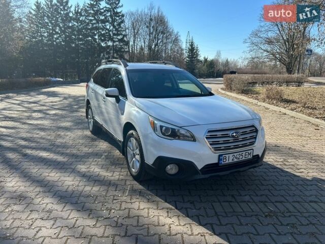 Белый Субару Аутбек, объемом двигателя 2.5 л и пробегом 119 тыс. км за 15300 $, фото 1 на Automoto.ua