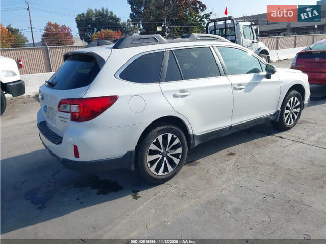 Белый Субару Аутбек, объемом двигателя 2.46 л и пробегом 170 тыс. км за 2700 $, фото 3 на Automoto.ua