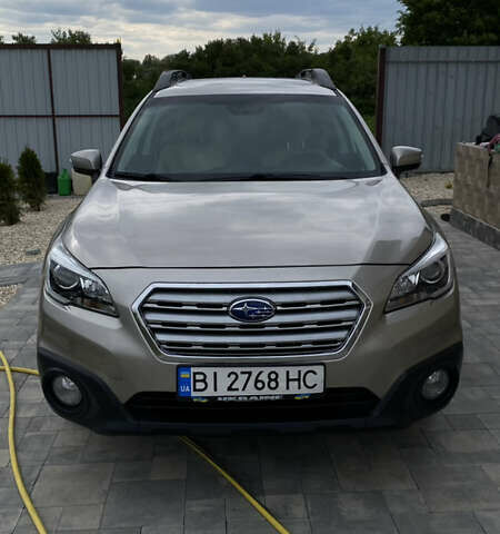 Бежевый Субару Аутбек, объемом двигателя 2.5 л и пробегом 280 тыс. км за 12500 $, фото 4 на Automoto.ua