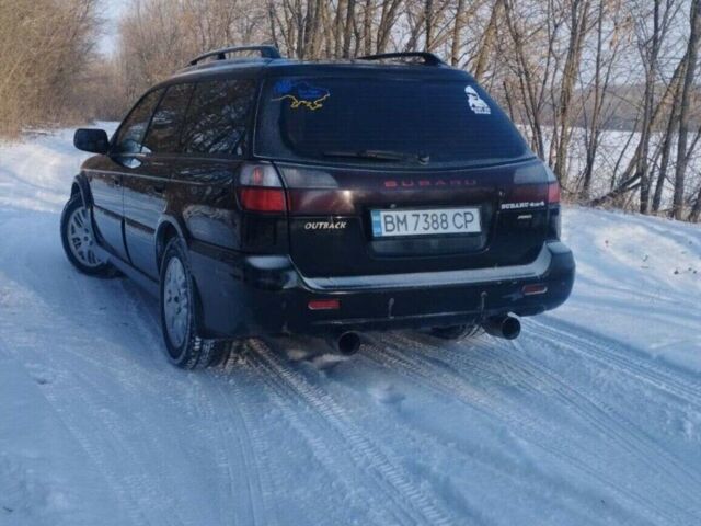 Черный Субару Аутбек, объемом двигателя 2.99 л и пробегом 215 тыс. км за 5200 $, фото 5 на Automoto.ua