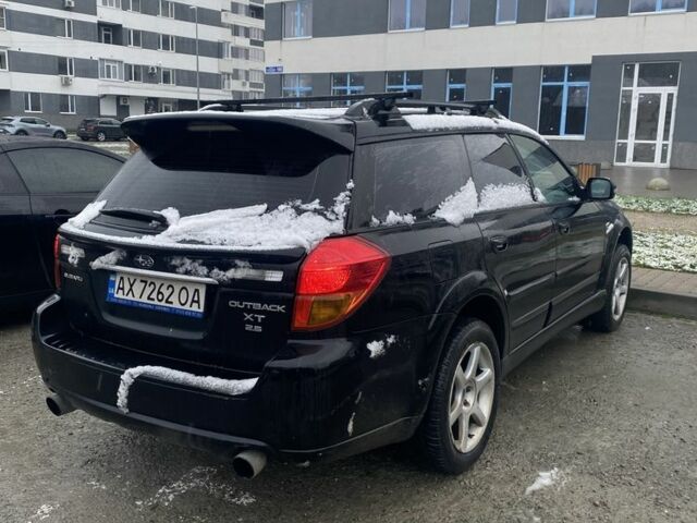 Черный Субару Аутбек, объемом двигателя 2.5 л и пробегом 200 тыс. км за 7500 $, фото 3 на Automoto.ua