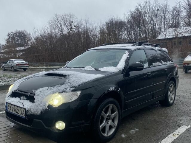 Черный Субару Аутбек, объемом двигателя 2.5 л и пробегом 200 тыс. км за 7500 $, фото 1 на Automoto.ua