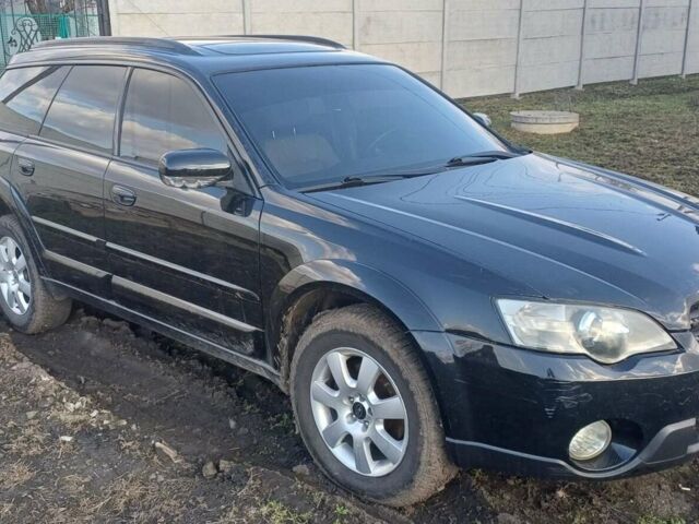 Черный Субару Аутбек, объемом двигателя 3 л и пробегом 300 тыс. км за 6000 $, фото 4 на Automoto.ua