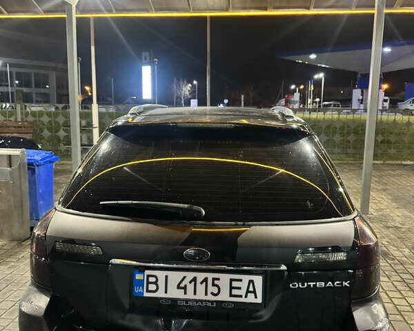 Черный Субару Аутбек, объемом двигателя 2.99 л и пробегом 450 тыс. км за 6500 $, фото 4 на Automoto.ua