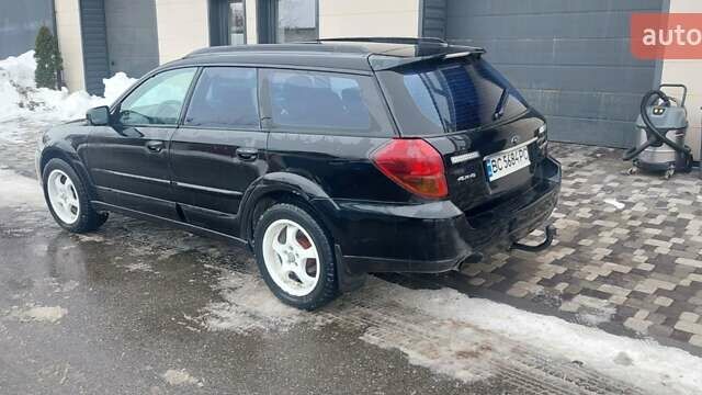 Черный Субару Аутбек, объемом двигателя 2.5 л и пробегом 345 тыс. км за 4900 $, фото 7 на Automoto.ua