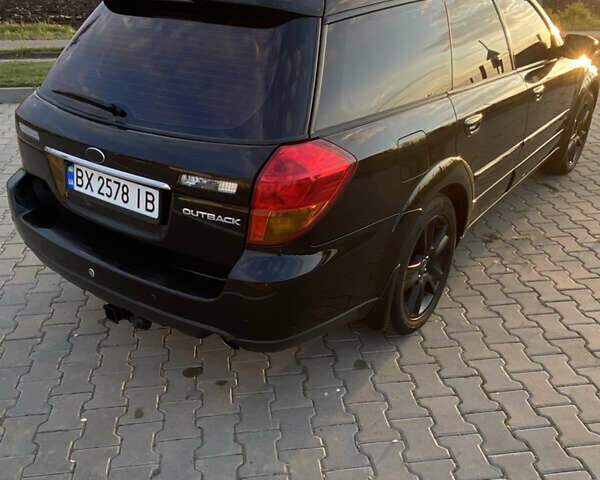 Черный Субару Аутбек, объемом двигателя 3 л и пробегом 285 тыс. км за 7000 $, фото 5 на Automoto.ua
