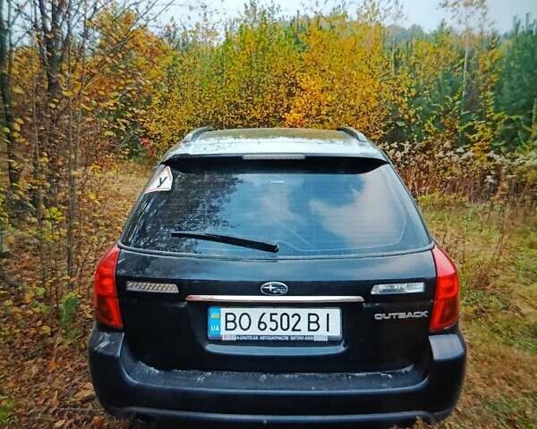 Черный Субару Аутбек, объемом двигателя 2.5 л и пробегом 219 тыс. км за 3500 $, фото 2 на Automoto.ua