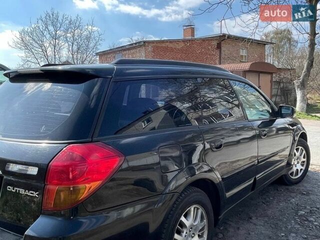 Черный Субару Аутбек, объемом двигателя 2.46 л и пробегом 220 тыс. км за 5700 $, фото 5 на Automoto.ua