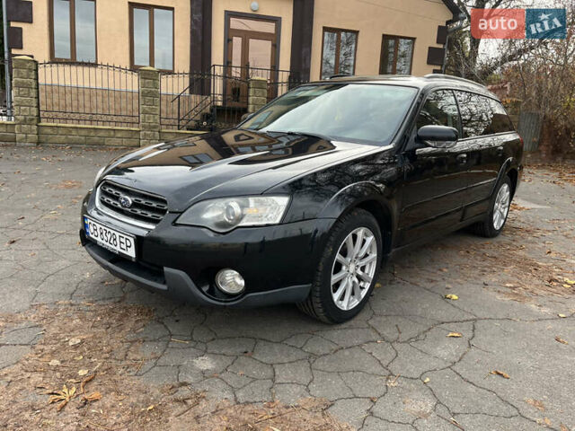 Черный Субару Аутбек, объемом двигателя 2.46 л и пробегом 220 тыс. км за 6700 $, фото 1 на Automoto.ua