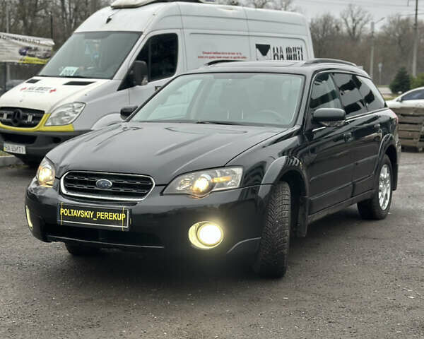 Черный Субару Аутбек, объемом двигателя 2.5 л и пробегом 256 тыс. км за 5400 $, фото 2 на Automoto.ua