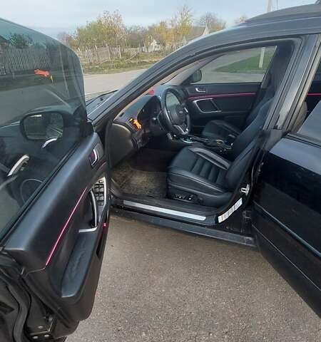 Черный Субару Аутбек, объемом двигателя 3 л и пробегом 325 тыс. км за 8500 $, фото 6 на Automoto.ua