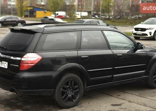 Черный Субару Аутбек, объемом двигателя 2.46 л и пробегом 215 тыс. км за 6700 $, фото 12 на Automoto.ua