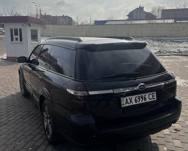 Черный Субару Аутбек, объемом двигателя 2.5 л и пробегом 270 тыс. км за 7400 $, фото 2 на Automoto.ua