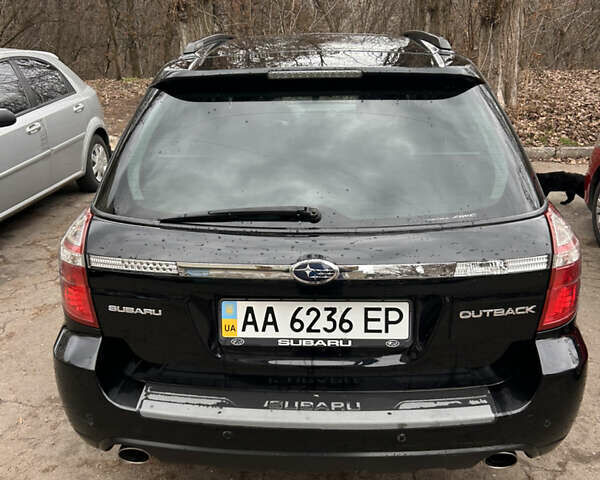 Черный Субару Аутбек, объемом двигателя 2.5 л и пробегом 391 тыс. км за 7500 $, фото 2 на Automoto.ua