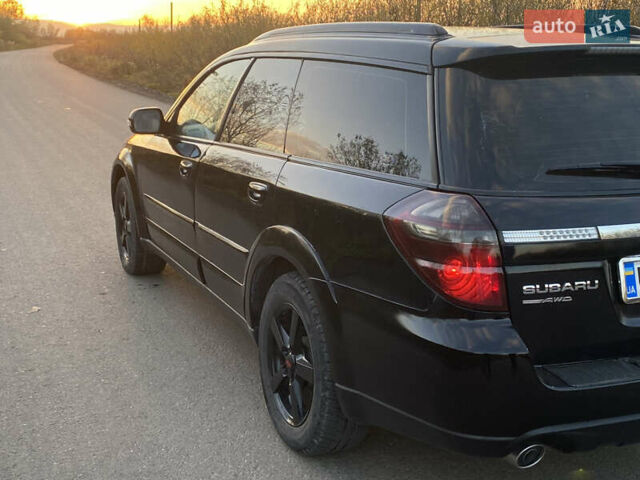 Черный Субару Аутбек, объемом двигателя 2 л и пробегом 237 тыс. км за 4500 $, фото 4 на Automoto.ua