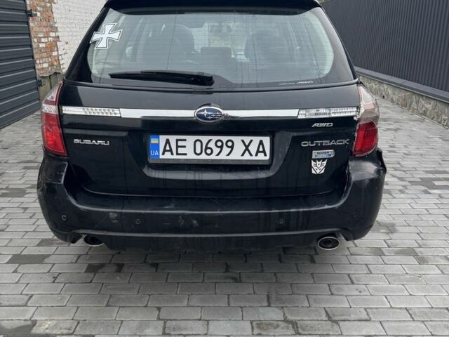 Черный Субару Аутбек, объемом двигателя 2 л и пробегом 255 тыс. км за 2700 $, фото 3 на Automoto.ua